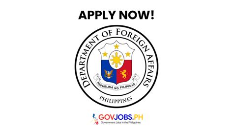 dfa.gov.ph job vacancies|The Department of Foreign Affairs .